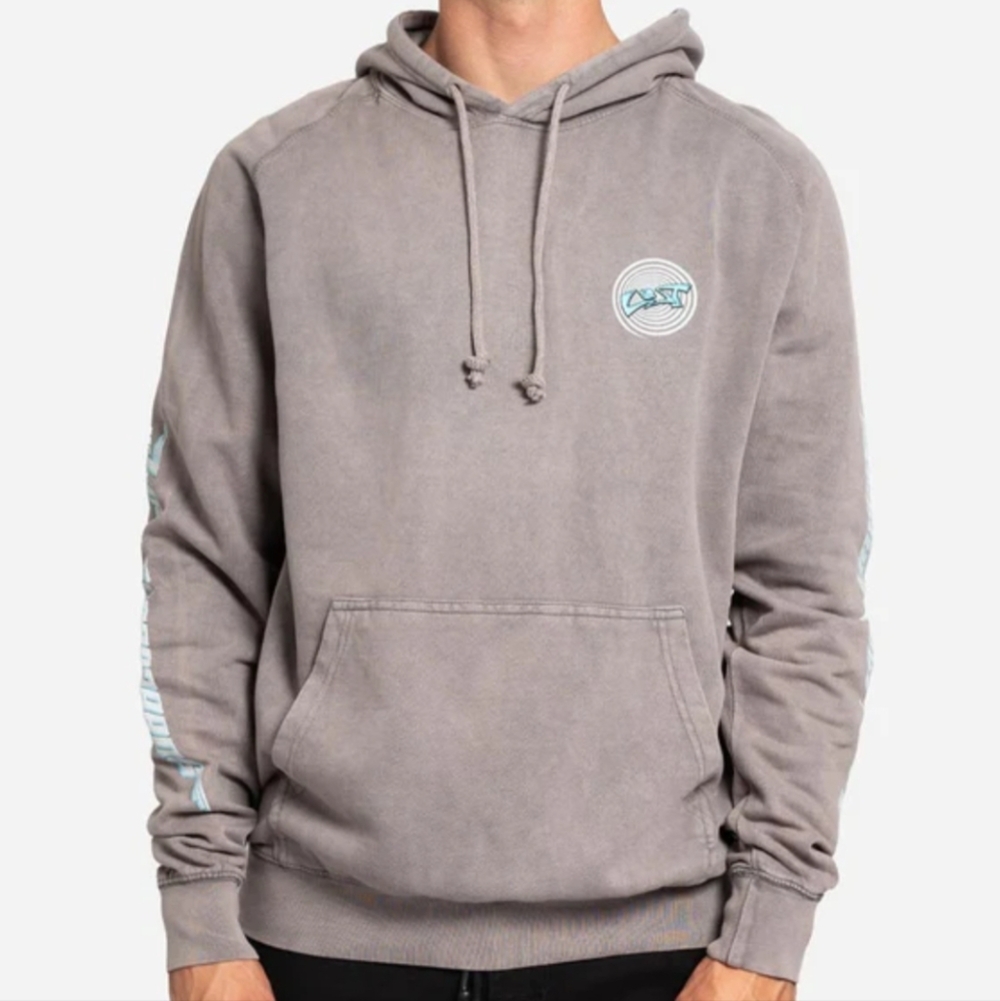 Lost Vintage Grey Hoodie Sweatshirt Size Large